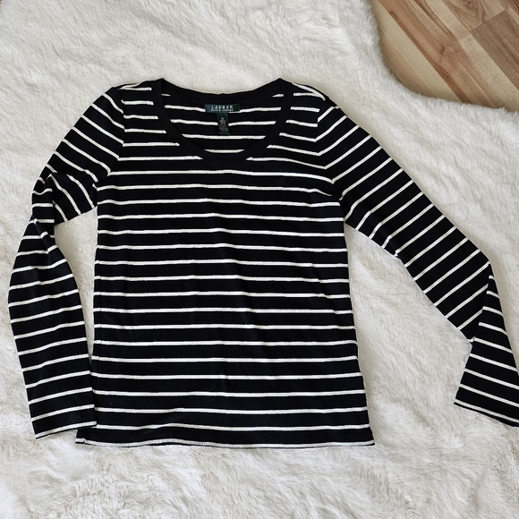 3 pack striped Ralph Lauren long sleeve shirts - Picture 2 of 3